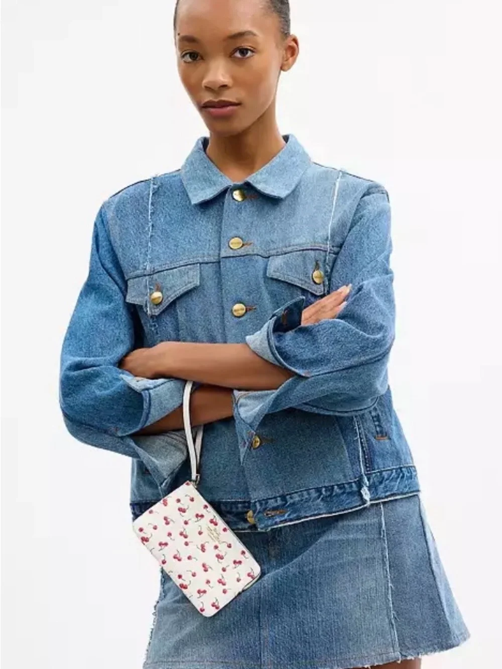 Coach compact wristlet
